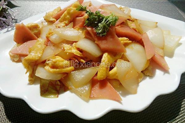 香哈网>菜谱大全>洋葱鸡蛋炒火腿> 54682浏览/140收藏作者:惜缘健康