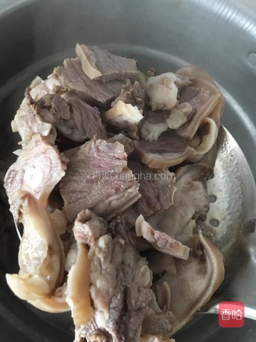 羊头肉片粉汤