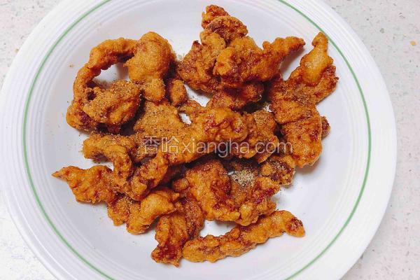 酥肉的做法小贴士注意不要炸很久～根据切的大小来决定时间～除了干吃