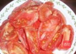 西红柿豌豆炒鸡蛋的做法图解1