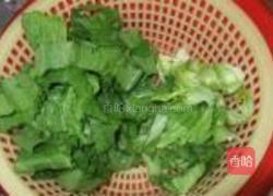 芥菜托蛋丝的做法图解2