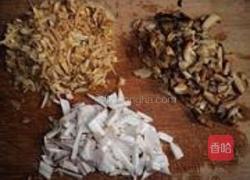 双菇肉糜百叶包的做法图解3