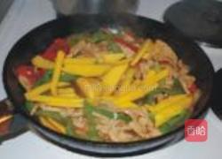 芒果菜椒炒里脊肉的做法图解9