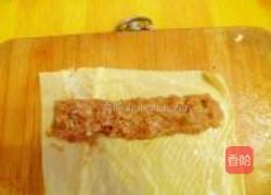 蝉衣肉卷的做法图解2