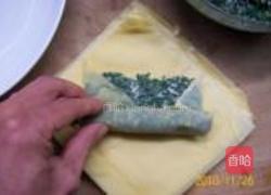 荠菜鲜肉百叶包的做法图解10