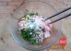 荠菜鲜肉百叶包的做法图解1