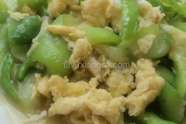 八角瓜炒蛋的做法 菜谱 香哈网