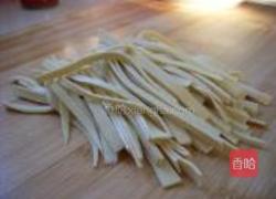 三色豆腐皮的做法图解4