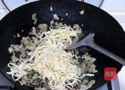 咸菜炒百叶的做法图解5