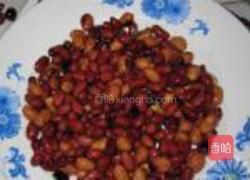 香菜豆干炒花生的做法图解7