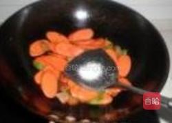 咸肉炒胡萝卜的做法图解5