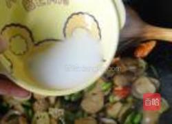虾油草菇炒毛豆的做法图解13