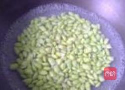 肉末香干炒毛豆的做法图解4