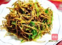 菜酥牛蒡的做法图解7