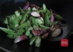 秋葵茄子的做法图解5
