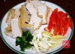 芥菜炒酿猪皮的做法图解4