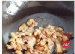 五花肉豆豉炒青椒的做法图解3
