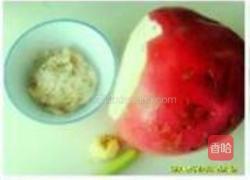 红萝卜馅包子的做法图解1