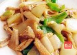 青椒牛肚梁的做法图解8