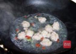 苦瓜汆丸子的做法图解5