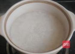 黄花菜咸肉粥的做法图解3