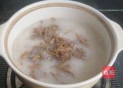黄花菜咸肉粥的做法图解6