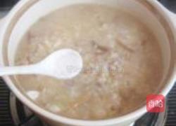 黄花菜咸肉粥的做法图解8