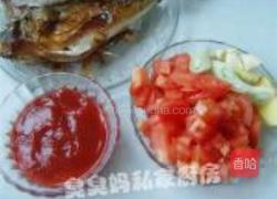茄汁鲅鱼的做法图解4