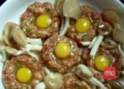鹌鹑蛋蒸肉末的做法图解2