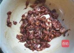 野生芦蒿炒肉丝的做法图解3