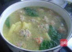 米豆腐肉丸汤的做法图解8