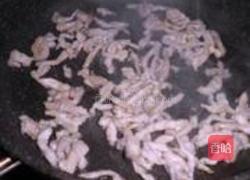 芦蒿炒肉丝的做法图解4