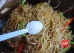 香干鸡蛋炒细面的做法图解9