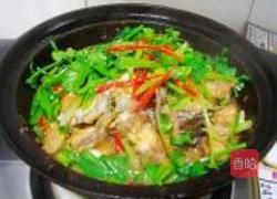 生啫鱼头煲的做法图解11