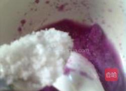 紫甘蓝梅花糕的做法图解6