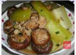 节瓜花菇焖肉饼的做法图解17