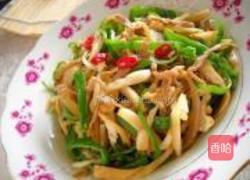 酸辣青椒肉丝的做法图解10