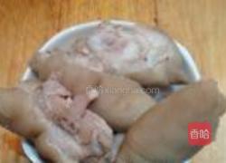 猪蹄烧干菜的做法图解4