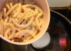 泡菜牛肚丝的做法图解3