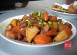 土豆胡萝卜红烧肉的做法图解10