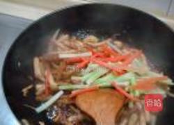 菌菇炒牛肚的做法图解13