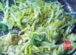 韭黄炒蛋的做法图解6
