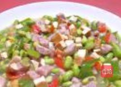 毛豆香干炒肉丁的做法图解13