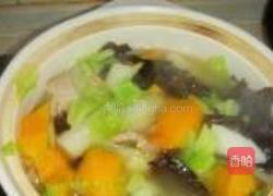 咸肉蔬菜砂锅的做法图解7