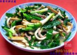 肉丝香干炒大蒜的做法图解12