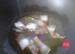 腊肉炒红菜苔的做法图解3