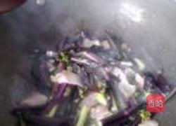 腊肉炒红菜苔的做法图解5