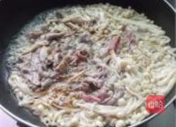 羊肉金针菇的做法图解5