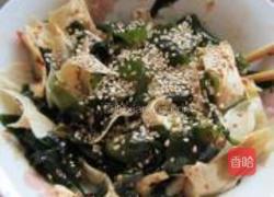 拌螺旋藻豆腐皮的做法图解3