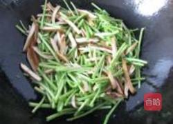 芦蒿炒豆干的做法图解4